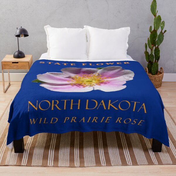 Item preview, North Dakota Territory Flower Wild Prairie Rose designed and sold by taiche.