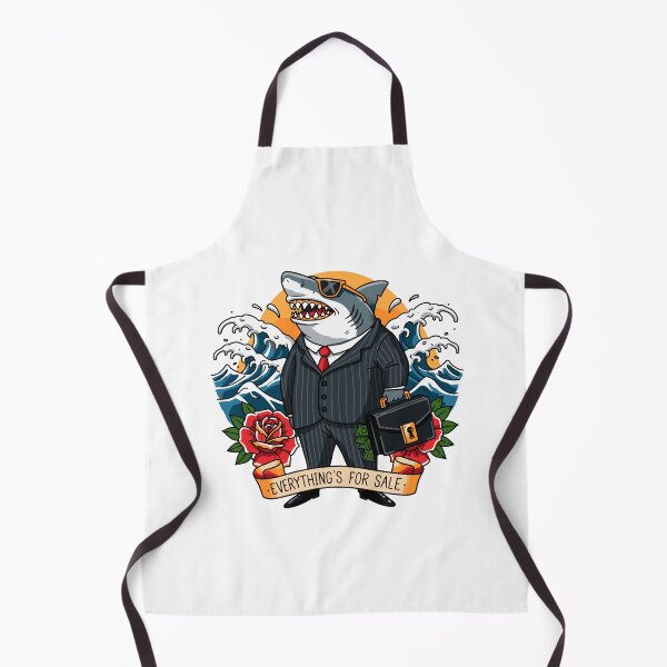 Item preview, "Everything's for sale" - Mobster shark designed and sold by Tattee.