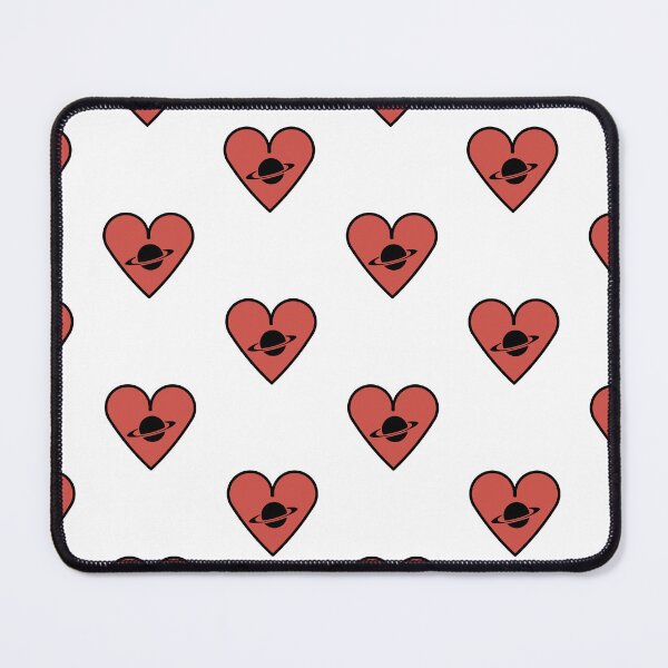 Item preview, Cosmic Love – Heart & Saturn Planet Minimalist Design designed and sold by Lunarviewpoint.