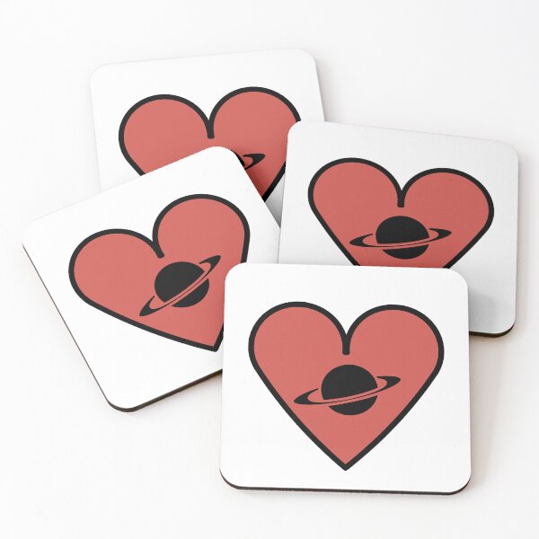 Item preview, Cosmic Love – Heart & Saturn Planet Minimalist Design designed and sold by Lunarviewpoint.