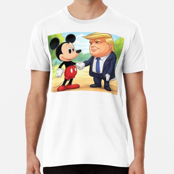 Item preview, Mickey’s Unusual Handshake designed and sold by PixelInkAI.