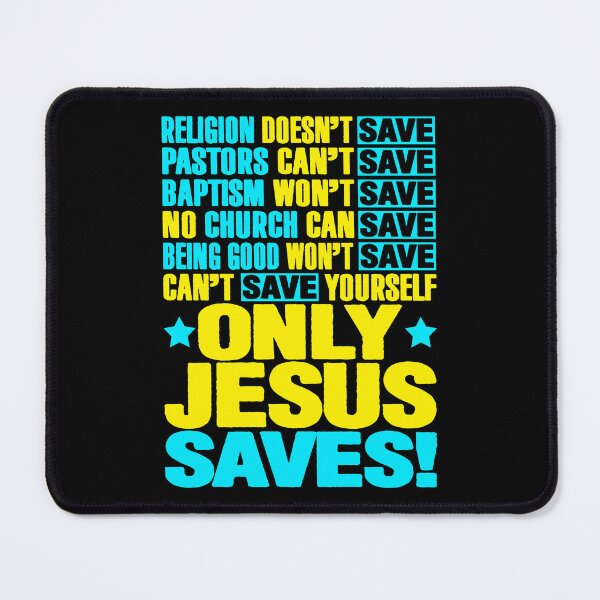Item preview, Only Jesus Saves designed and sold by plushism.