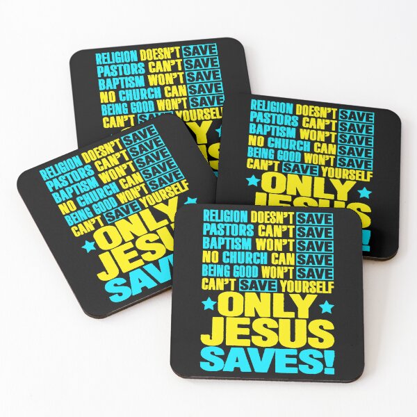 Item preview, Only Jesus Saves designed and sold by plushism.