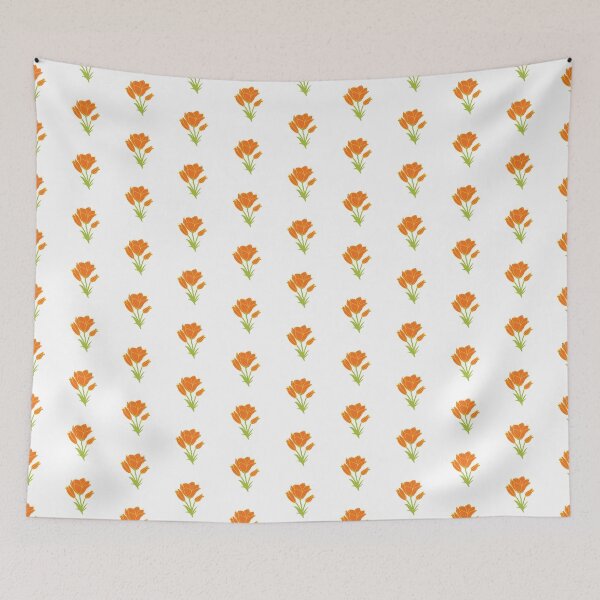 Item preview, Orange flower, spring designed and sold by kattcherry.