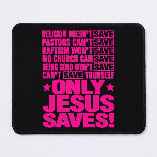 Item preview, Only Jesus Saves designed and sold by plushism.