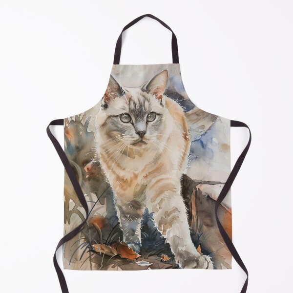 Aperçu de l'œuvre Peinture à l'aquarelle de chat créée et vendue par EricDesignStore.