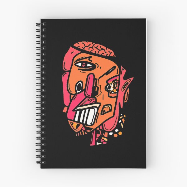 Item preview, Abstract Angry Head with Brain Showing - Abstract art Face  designed and sold by AnAzArt.