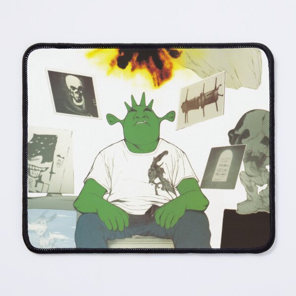 Item preview, Peak Male Performance – Cursed Shrek Chaos T-Shirt designed and sold by Skelter-Skelter.
