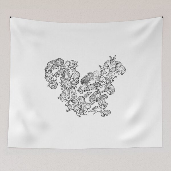 Item preview, Glires - Rodents and Lagomorphs - Black and White - Evolution designed and sold by EvolutionPoster.