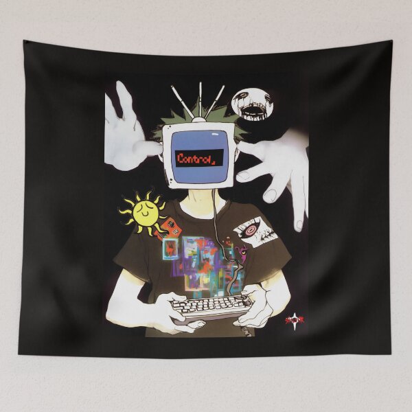 Item preview, Control the Loop – Surreal Glitchcore T-Shirt designed and sold by Skelter-Skelter.