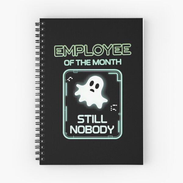 Item preview, Employee of the Month – Retro Gaming Ghost designed and sold by SolaoLab.