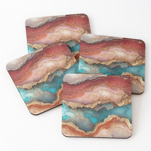Item preview, Abstract design inspired by layered outback Australian mountain textures designed and sold by wongacreations.