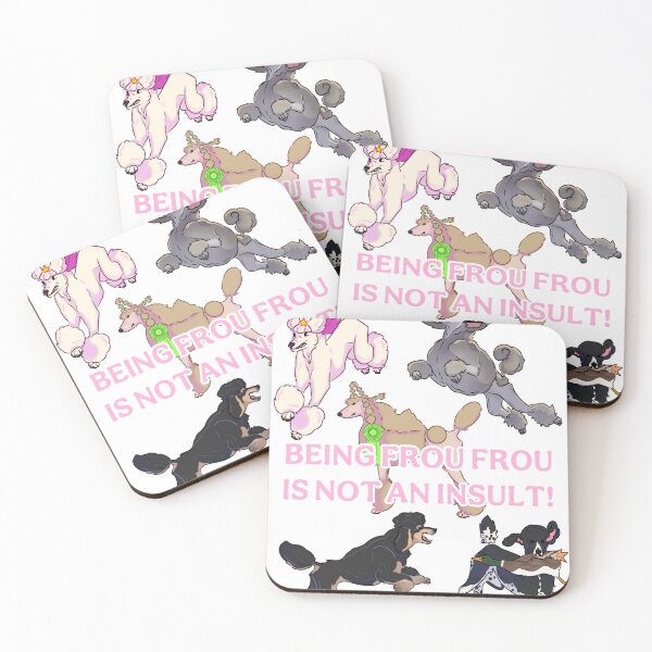 Item preview, Standard Poodles Being FROU FROU is NOT an Insult designed and sold by TheCurlyGirlSwirl.