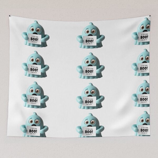 Item preview, Cute Ghost – Is This How BOO You Do It? designed and sold by StormArte.