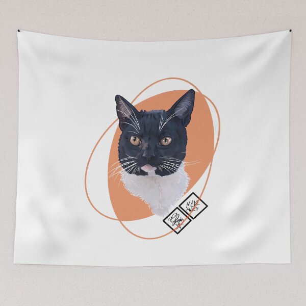 Item preview, Meet Jeeves – A Rescue Cat Ready for His Big Break!  designed and sold by Made-by-Anxiety.