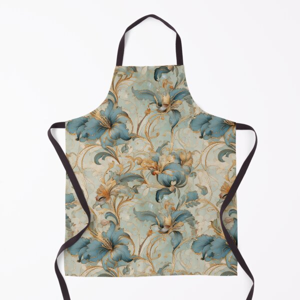 Item preview, Swirling vines and Iris floral designed and sold by Designbes.