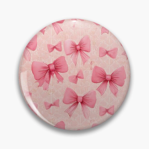 Item preview, Soft pink bows pattern designed and sold by Designbes.