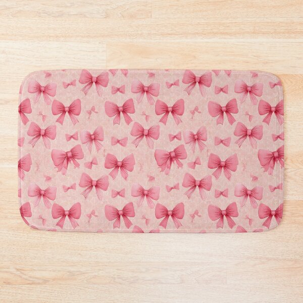 Item preview, Soft pink bows pattern designed and sold by Designbes.