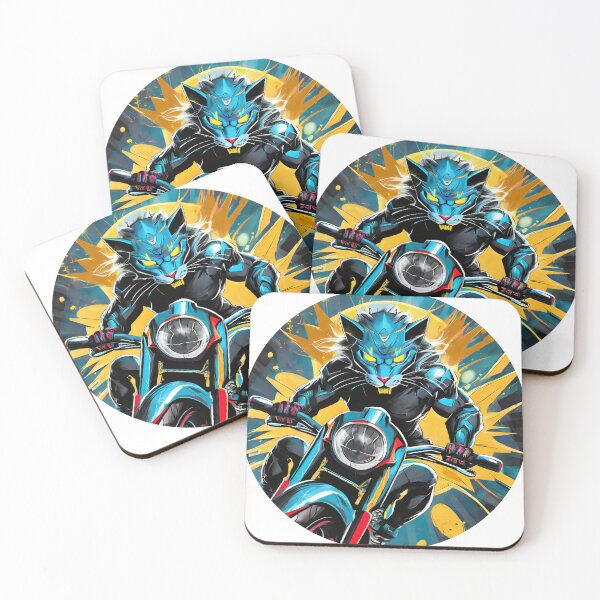 Item preview, Black Panther racing a motorcycle designed and sold by BADESIGNZZ.
