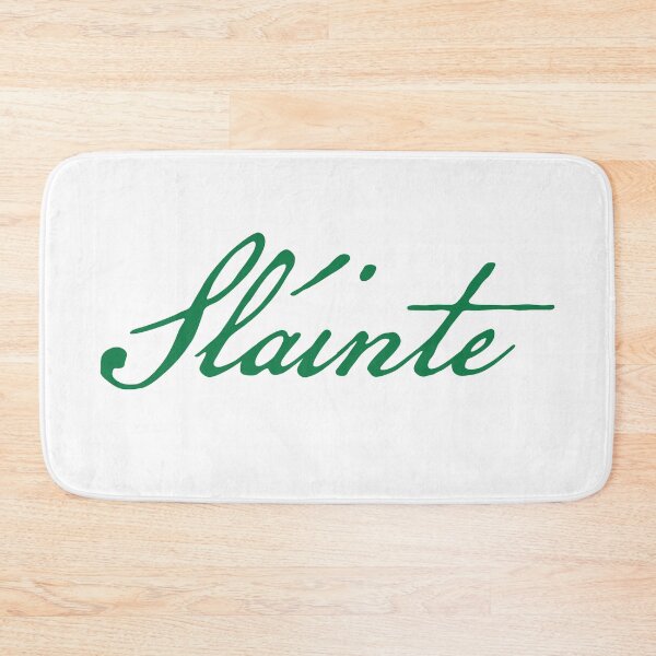 Item preview, Slainte Green Script for St Patricks Day designed and sold by ellenhenry.