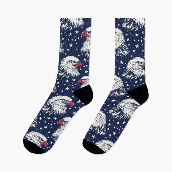 Item preview, bald eagle in patriotic red white and blue designed and sold by PoppyLaneStudio.