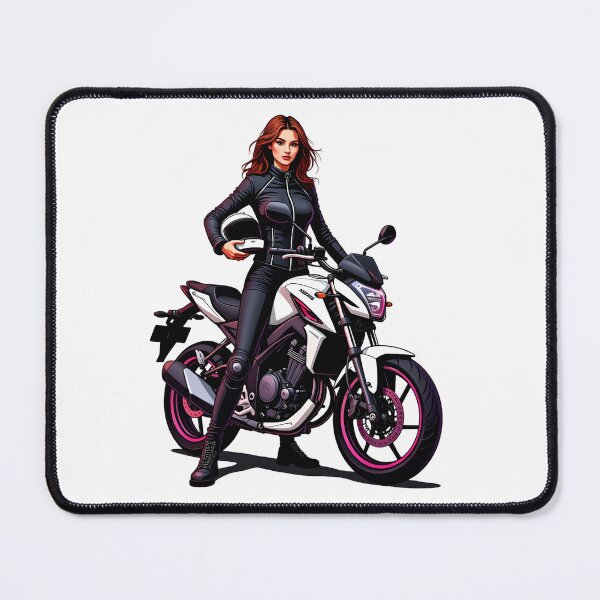 Item preview, Bikergirl on Hornet 750 designed and sold by hoodie-store.