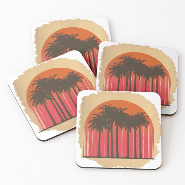 Item preview, Vintage Sunset Palms – Tropical Boho Vibes designed and sold by TrippyFest.