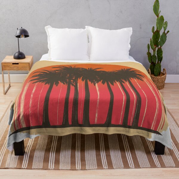 Item preview, Vintage Sunset Palms – Tropical Boho Vibes designed and sold by TrippyFest.