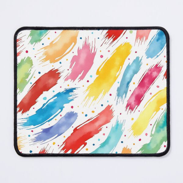 Item preview, Rainbow Paint Strokes – Vibrant Multicolor Abstract Art designed and sold by WhimsiLynes.