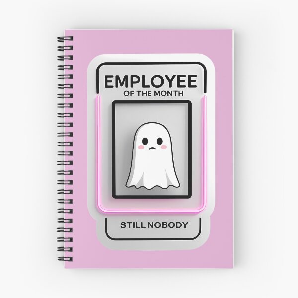 Item preview, Employee of the Month - Elegant Minimal Ghost designed and sold by SolaoLab.