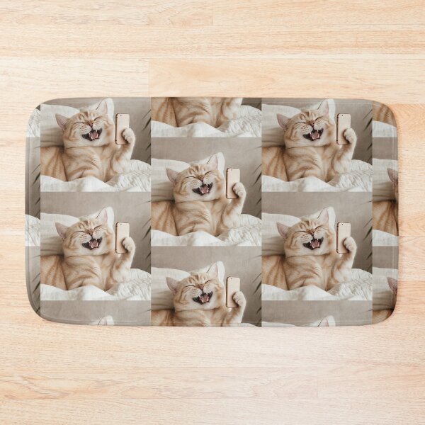 Item preview, Funny ginger cat scrolling and laughing meme designed and sold by Prime_Store.