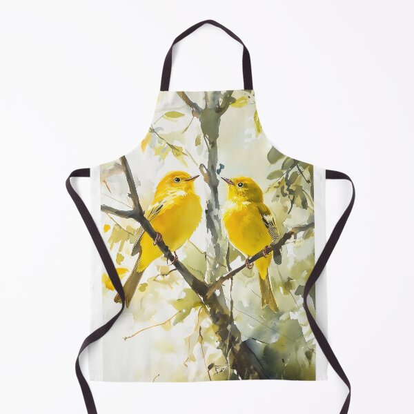 Item preview, 2 Yellow Warblers in a Tree designed and sold by laurashawart.