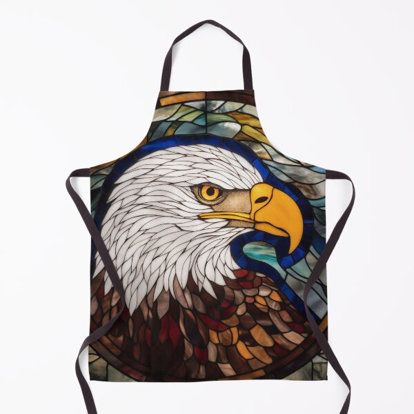 Item preview, Bald Eagle in Stained Glass designed and sold by RedHandedOD.