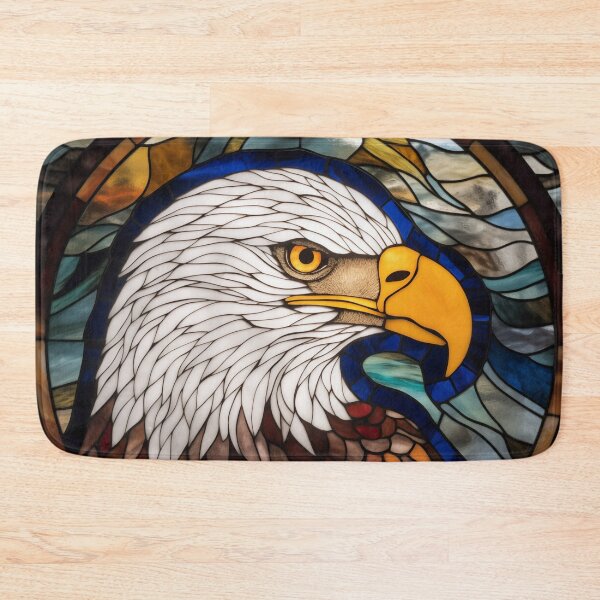 Item preview, Bald Eagle in Stained Glass designed and sold by RedHandedOD.