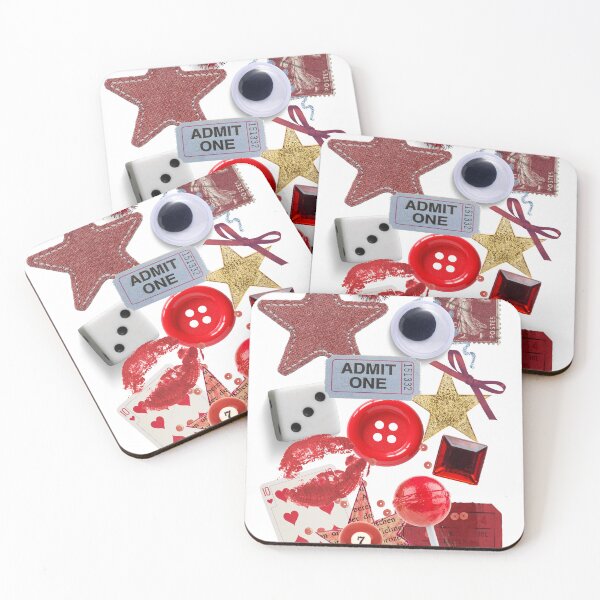 Item preview, Red Scrap Journal designed and sold by TheBusyBeez.