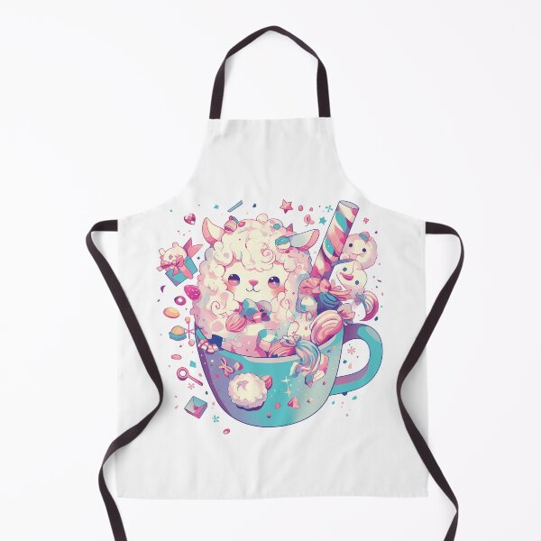 Item preview, Fluffy sheep in the candy mug designed and sold by WoollenLlama.