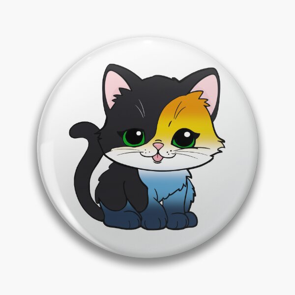 Item preview, Kawaii AroAce Cat – AroAce Pride Cute Design designed and sold by Travelslightly.