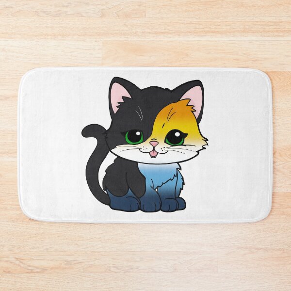 Item preview, Kawaii AroAce Cat – AroAce Pride Cute Design designed and sold by Travelslightly.