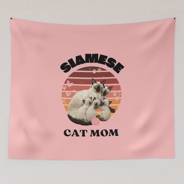 Item preview, Siamese cat mom designed and sold by Fateh-Kro ⭐⭐⭐⭐⭐.