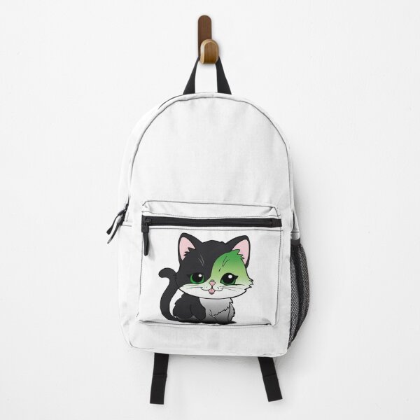 Item preview, Kawaii Aromantic Cat – Aromantic Pride Cute Design designed and sold by Travelslightly.