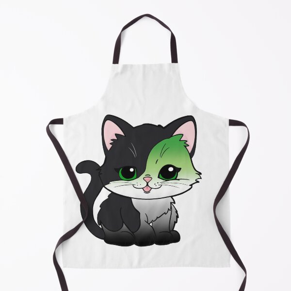 Item preview, Kawaii Aromantic Cat – Aromantic Pride Cute Design designed and sold by Travelslightly.