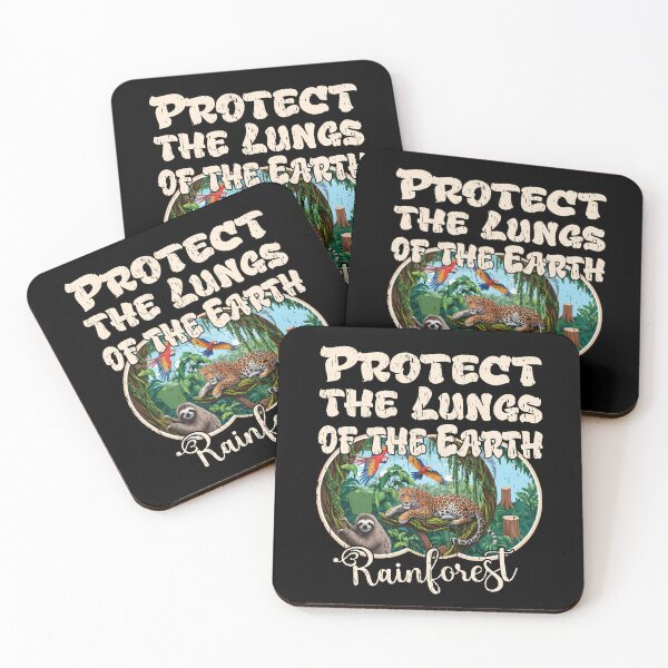 Item preview, PROTECT THE LUNGS OF THE EARTH RAINFOREST ecosystem deforestation save the forests  designed and sold by Jt41.