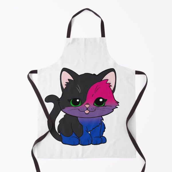 Item preview, Gato Bisexual Kawaii – Diseño Lindo del Orgullo Bisexual designed and sold by Travelslightly.