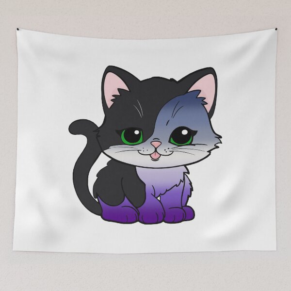 Item preview, Kawaii Butch Cat – Butch Pride Cute Design designed and sold by Travelslightly.
