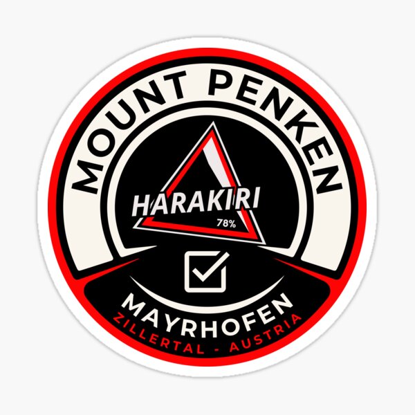 Item preview, Harakiri Piste - Mount Penken in the Mayrhofen ski resort designed and sold by GoodOldVintage.