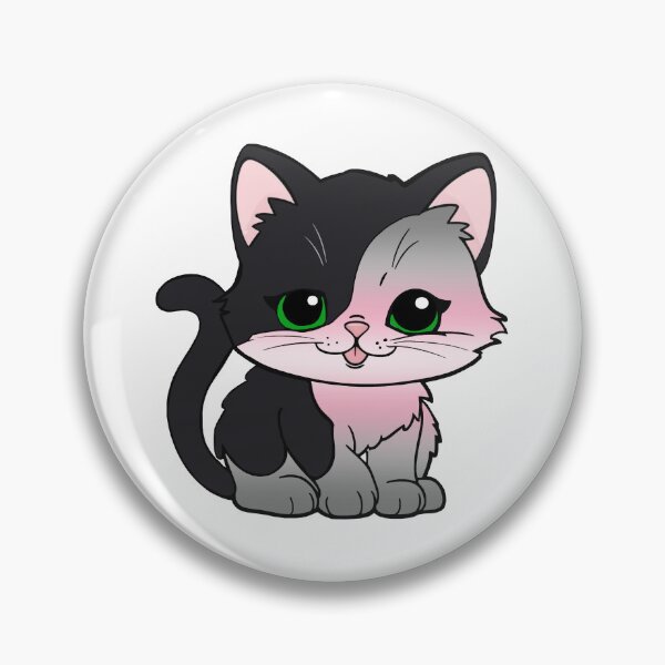 Item preview, Kawaii Demigirl Cat – Demigirl Pride Cute Design designed and sold by Travelslightly.