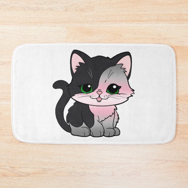 Item preview, Kawaii Demigirl Cat – Demigirl Pride Cute Design designed and sold by Travelslightly.