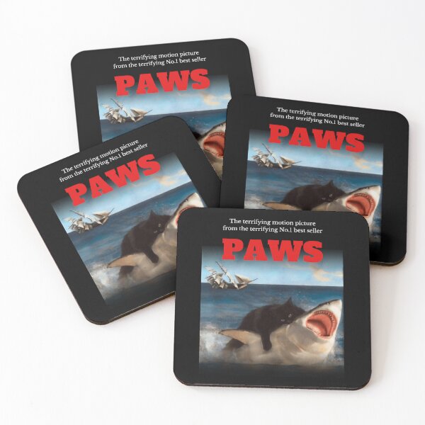 Item preview, Paws: The Cat Who Took on Jaws. designed and sold by HooTeeZ.