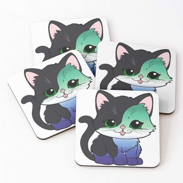 Item preview, Kawaii Gay MLM Cat – MLM Pride Cute Design designed and sold by Travelslightly.