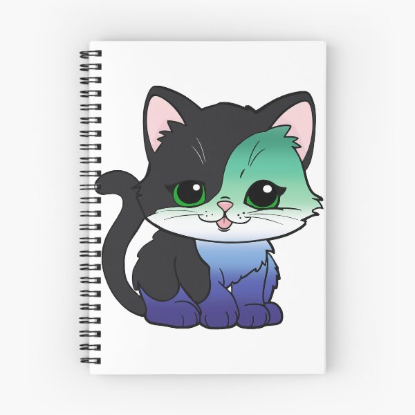 Item preview, Kawaii Gay MLM Cat – MLM Pride Cute Design designed and sold by Travelslightly.